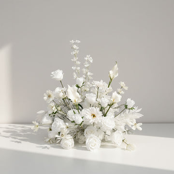 2ft White Spray Rose Table Centerpiece