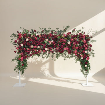 8ft Hanging Floral Row Greenery Vine Table Runner Aisle Flower Event Banquet Props
